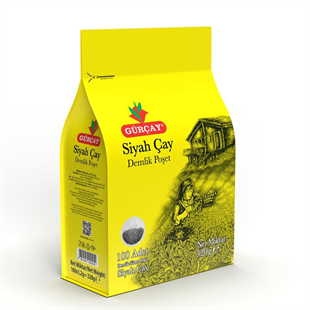 GÜRÇAY 100'LÜ 3,2G DEMLİK SÜZEN POŞET 320G ÇAY 