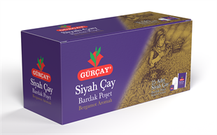 GÜRÇAY 25'Lİ BARDAK SÜZEN POŞET BERGAMOT AROMALI 50G ÇAY