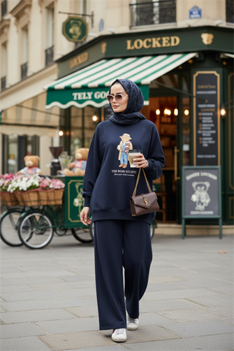 The Bear Sea Comfort Set İkili Takım Lacivert