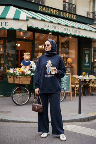 The Bear Sea Comfort Set İkili Takım Lacivert