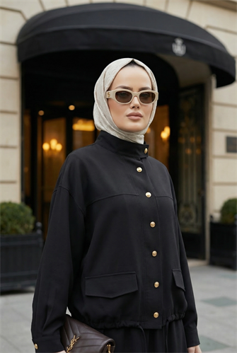 Aurelia Gold Tensel Set- Etekli Takım – Siyah