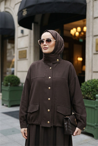 Aurelia Gold Tensel Set- Etekli Takım – Acıkahve