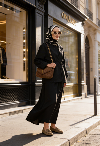 Owersize Ceket Formlu  Etek Takım Günlük & Özel Kombin Siyah