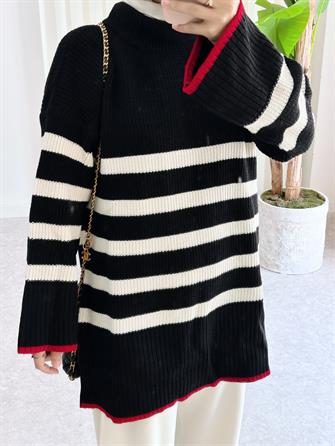 تونيك تونيك صياد مخطط أسود