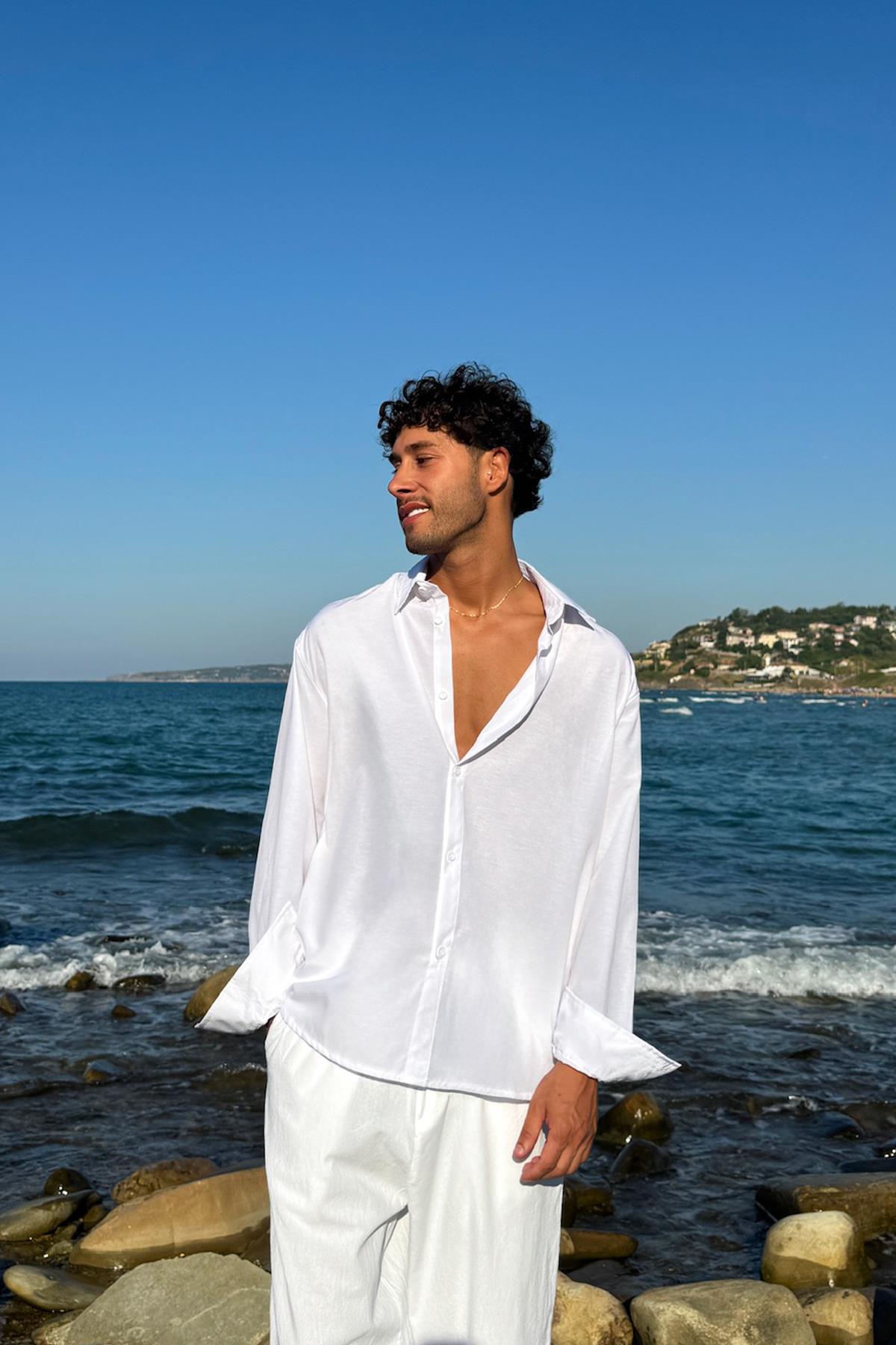 Basic Oversize Gömlek