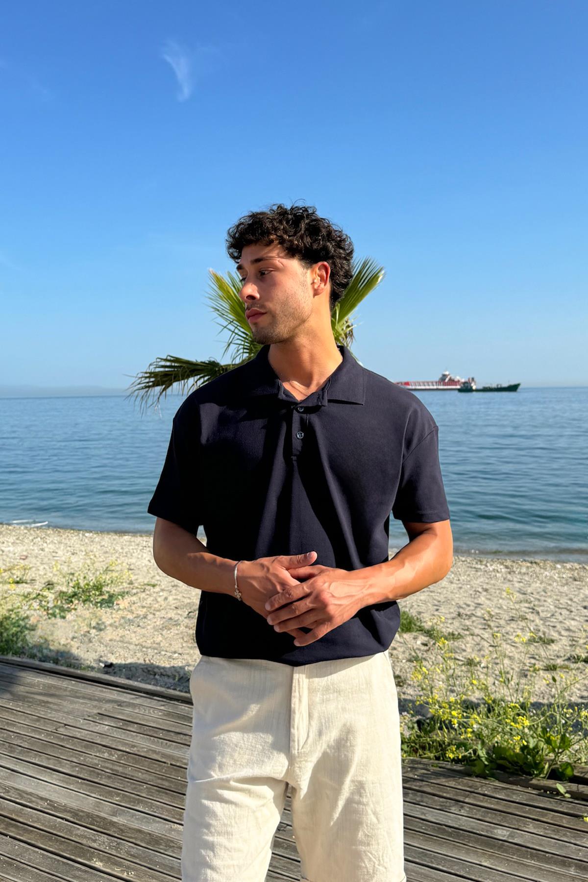 Basic Polo Yaka Tişört