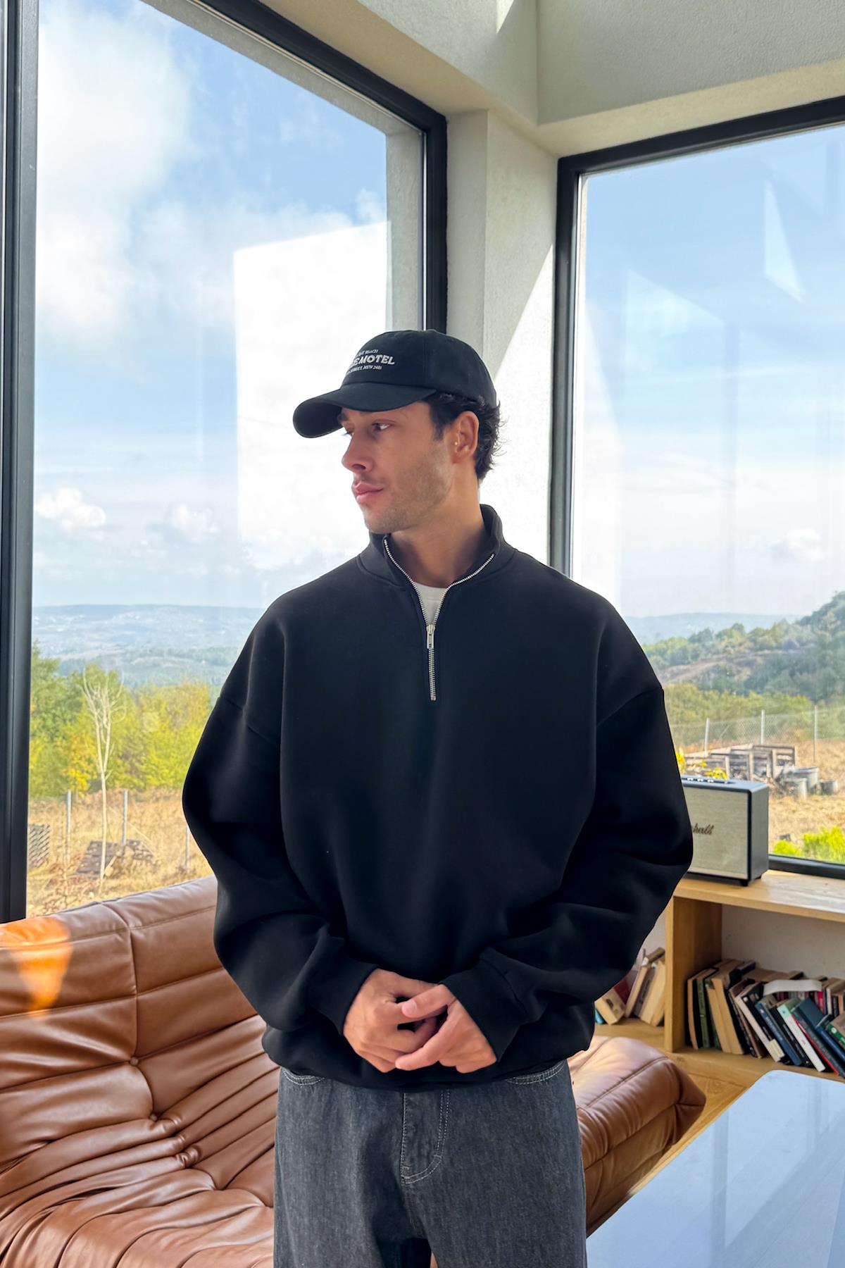 Half Zip Sweatshirt