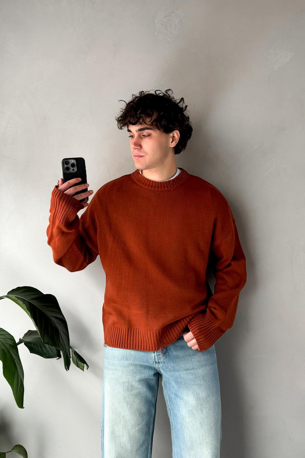 Yırtık Model Kiremit Basic Kazak