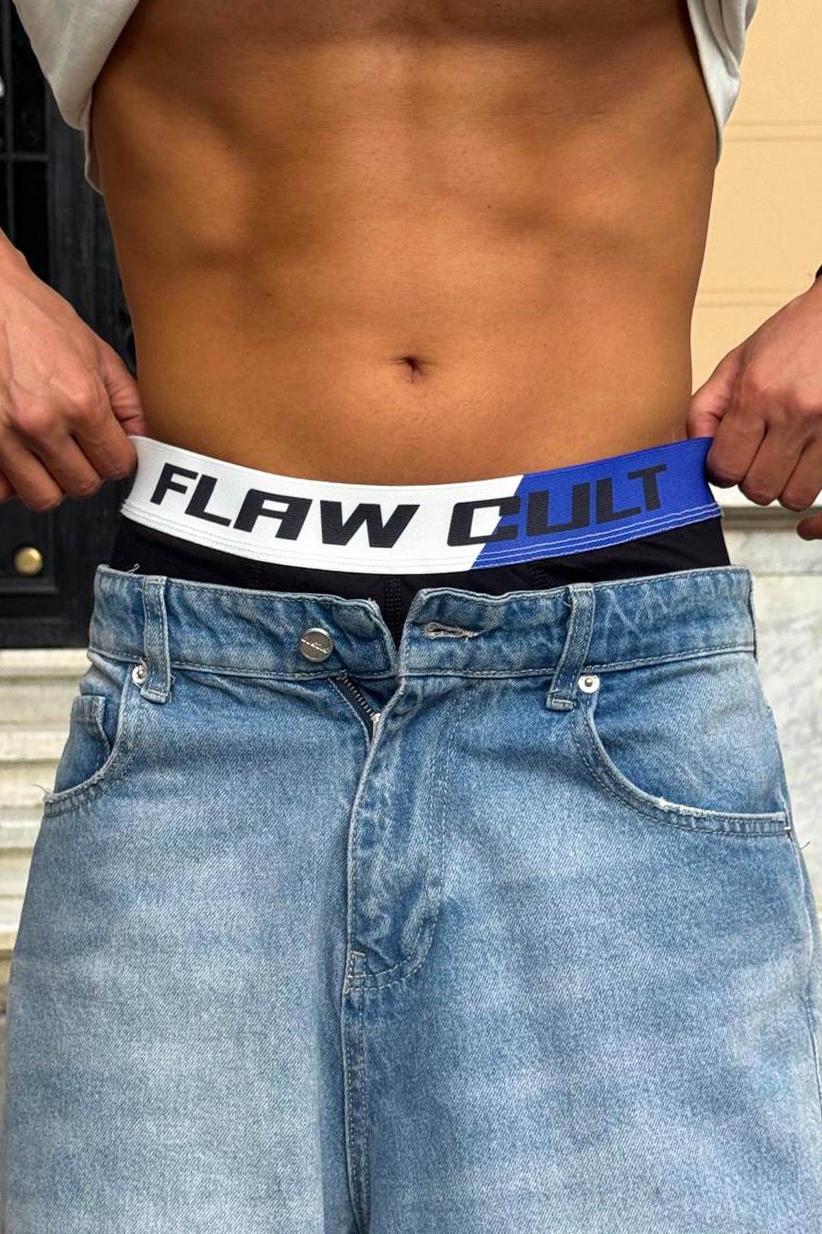 3lü Bel Lastikli Boxer Siyah