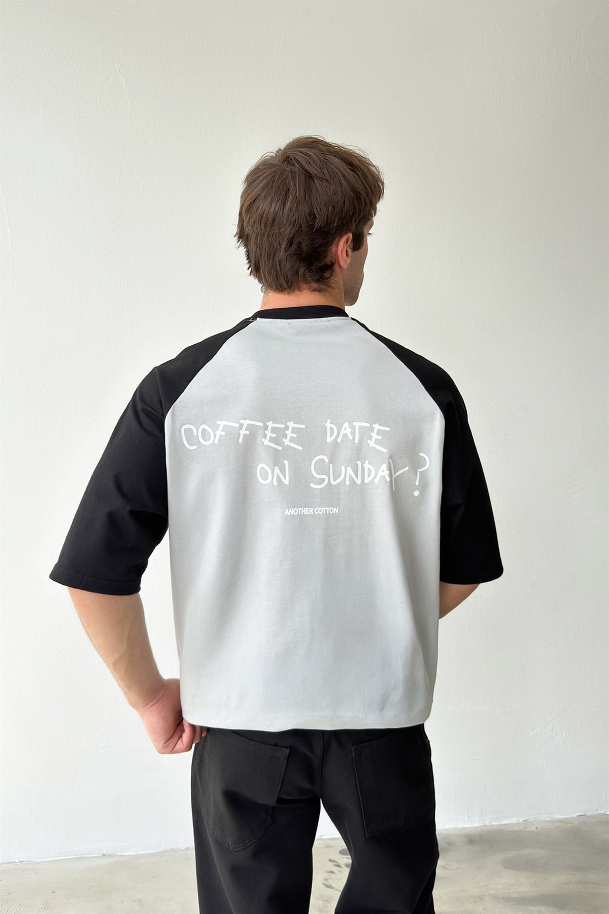 Another Cotton Baskılı Reglan Kol Tişört