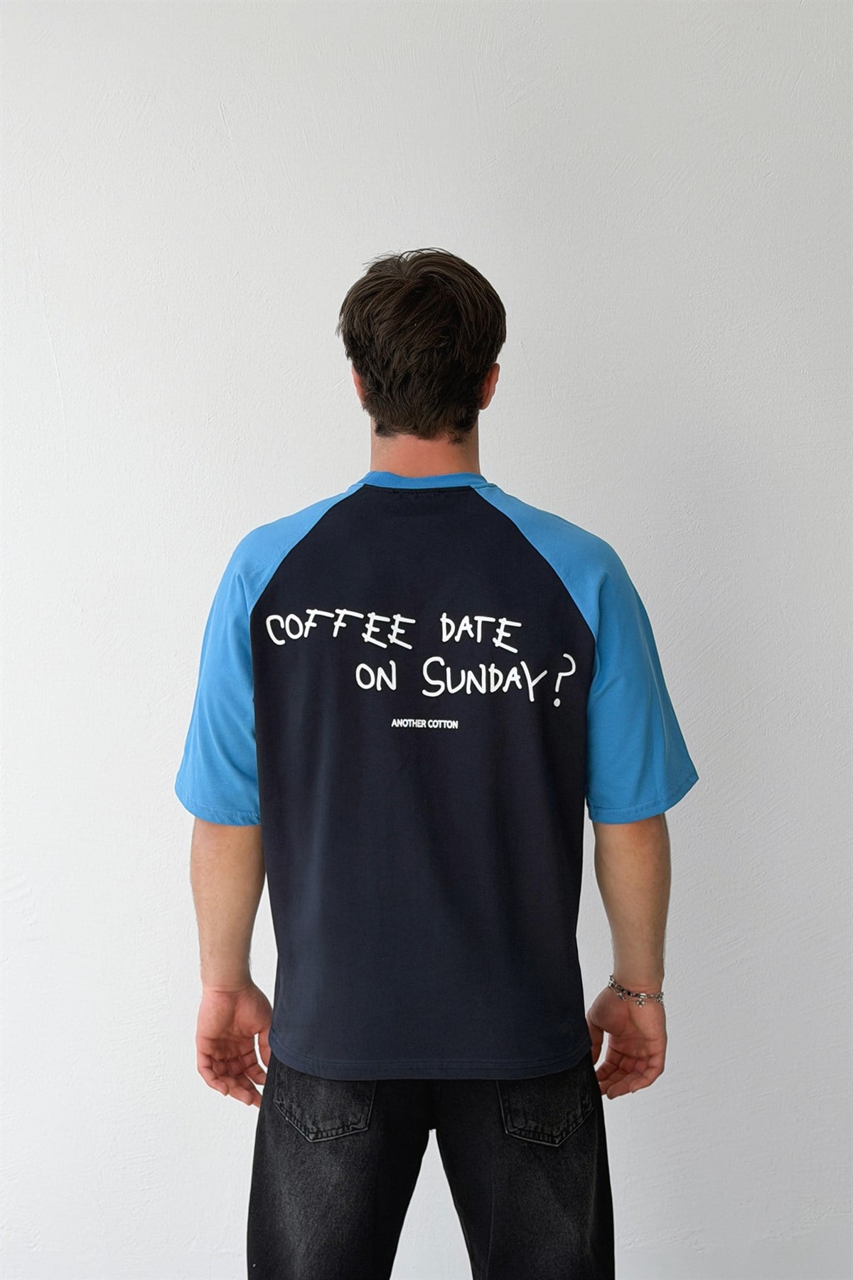 Another Cotton Baskılı Reglan Kol Tişört