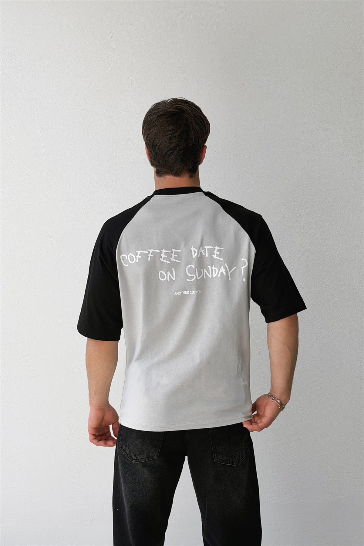 Another Cotton Baskılı Reglan Kol Tişört