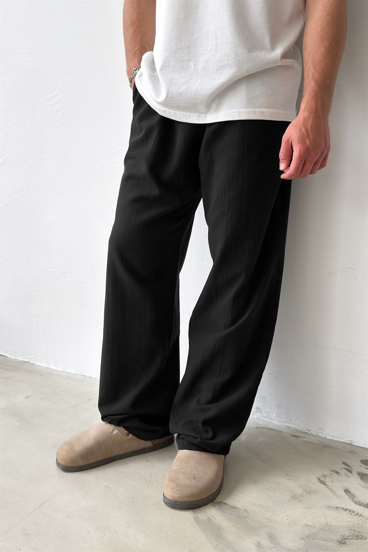 Baggy Keten Pantolon