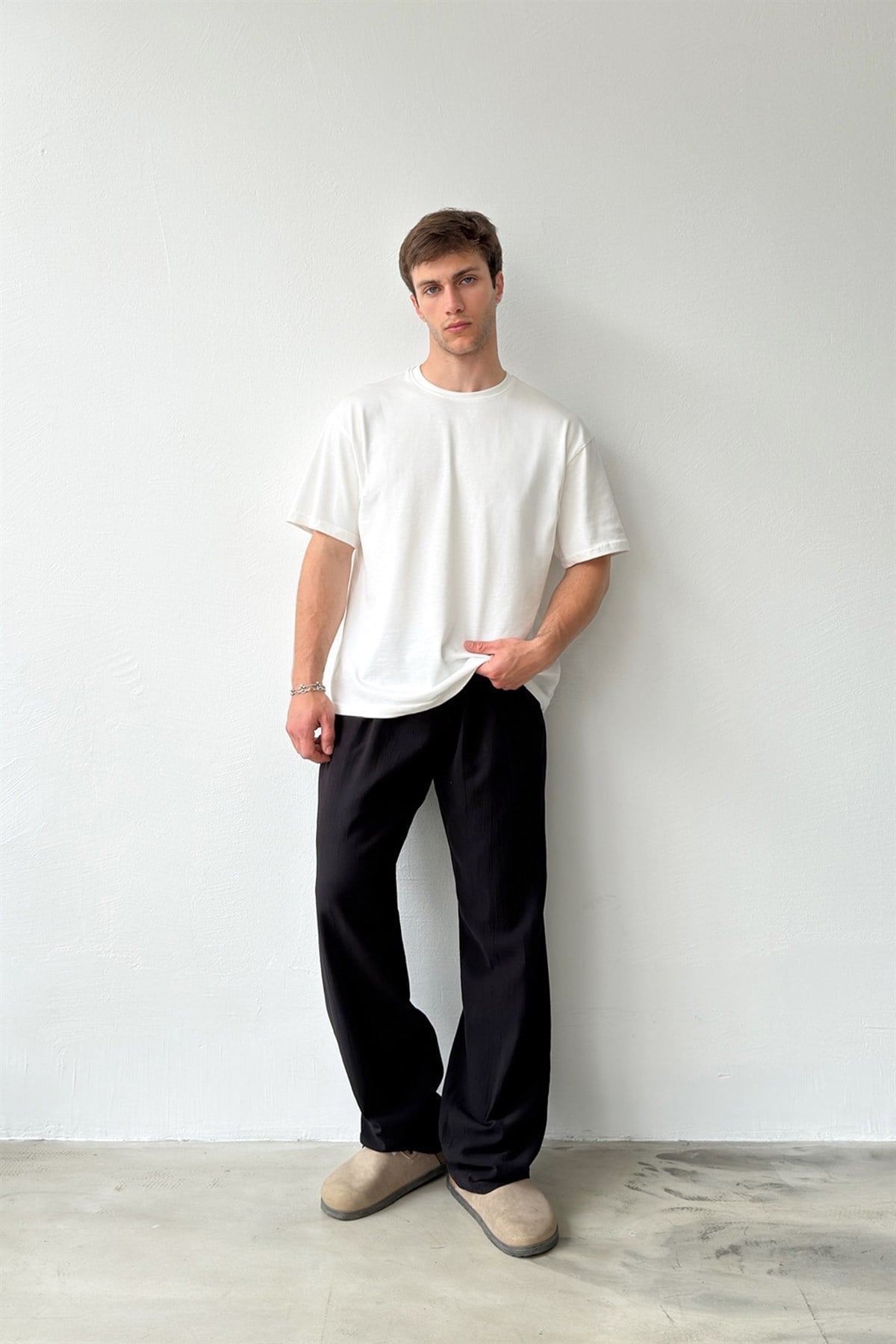 Baggy Keten Pantolon