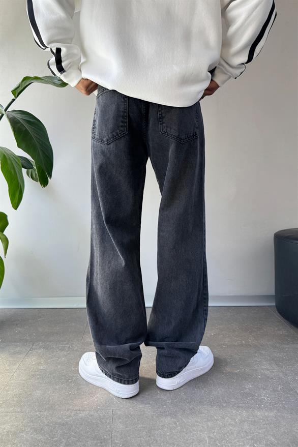 Basic Antrasit Baggy Jean