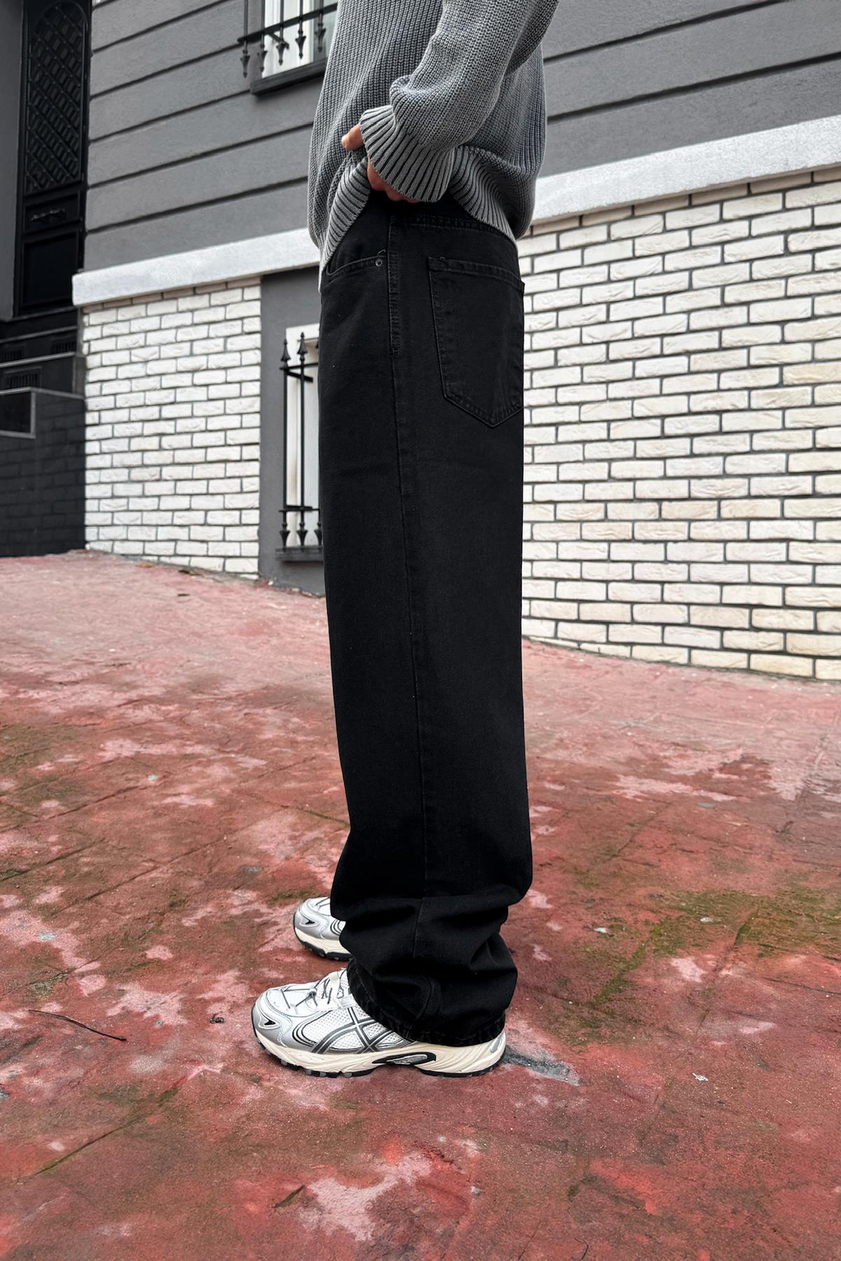 Basic Baggy Jean Siyah