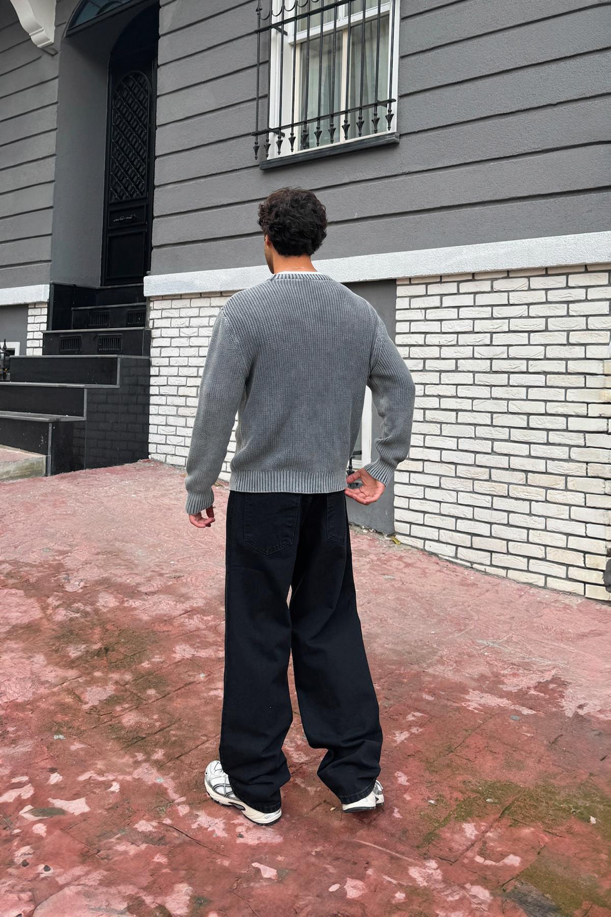 Basic Baggy Jean Siyah