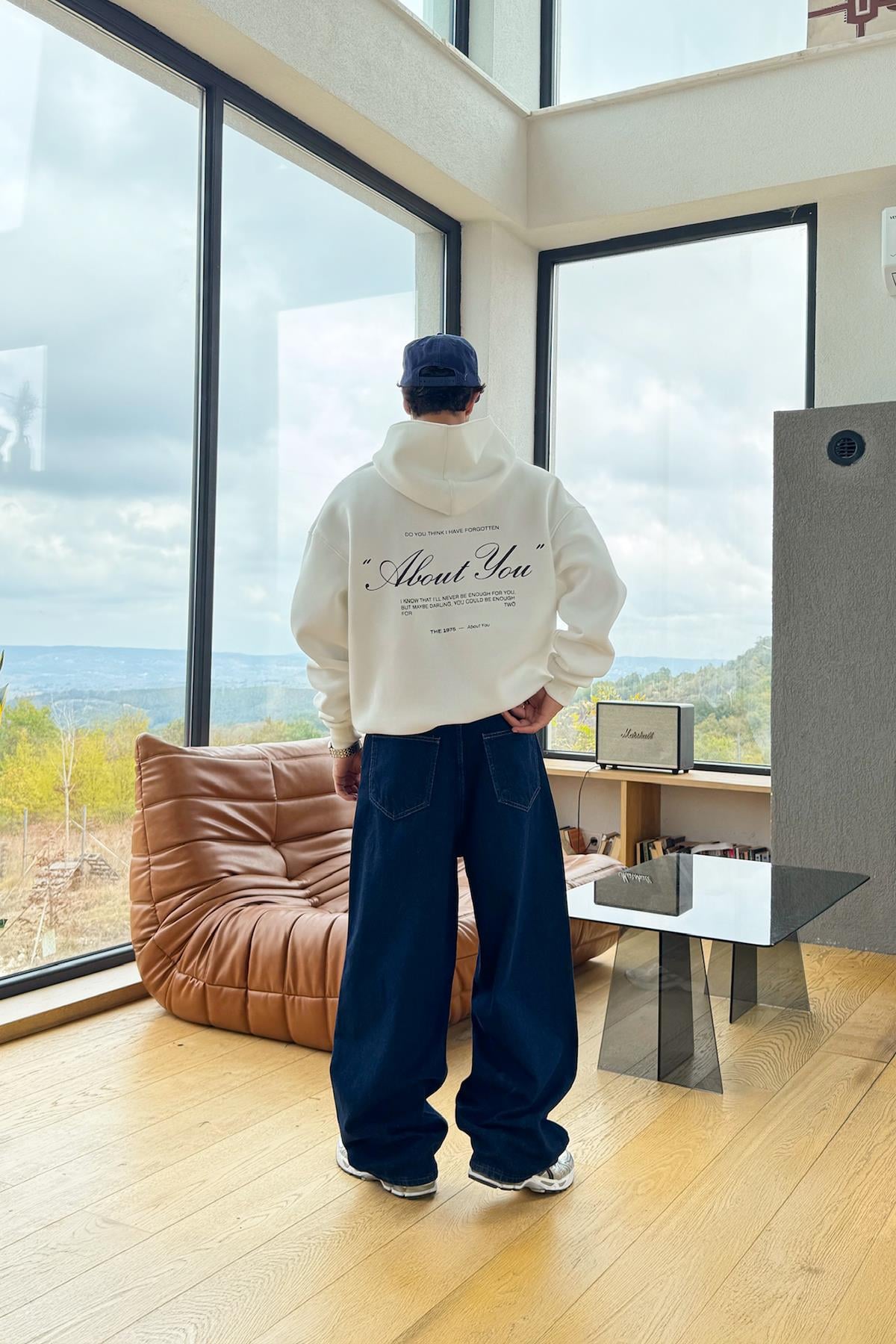 Basic Baggy Jean Lacivert