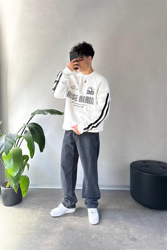 Basic Antrasit Baggy Jean