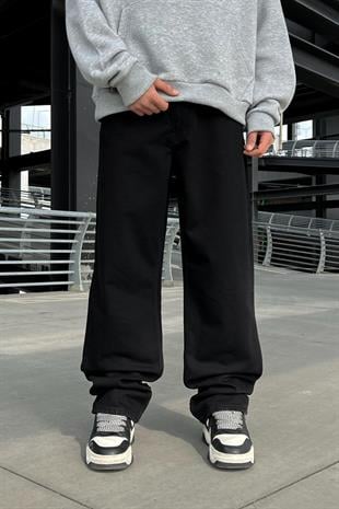Basic Baggy Jean Siyah