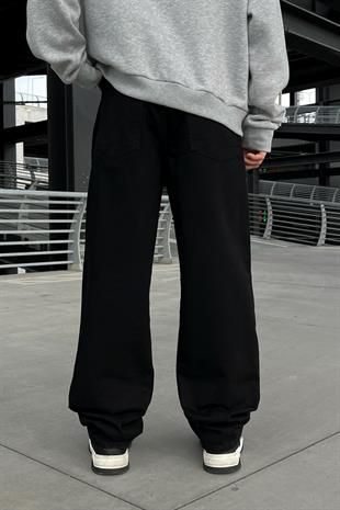 Basic Baggy Jean Siyah