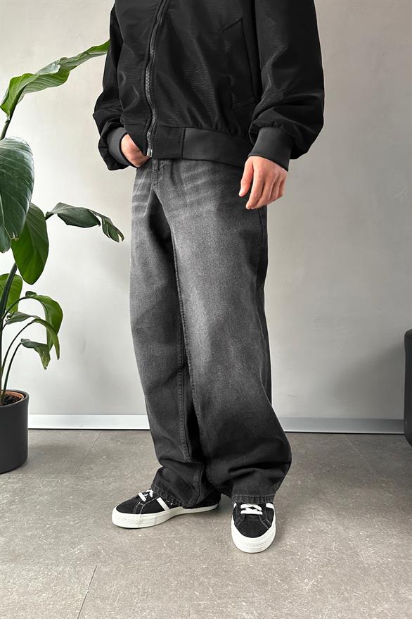 Basic Baggy Jean Siyah