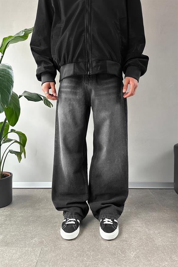 Basic Baggy Jean Siyah