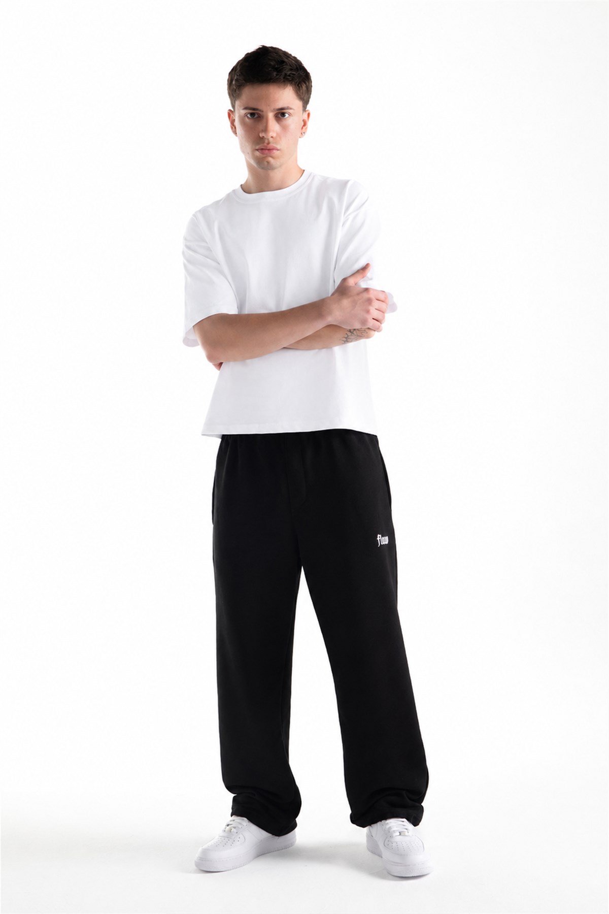 Basic Boxy Fit Beyaz Tişört