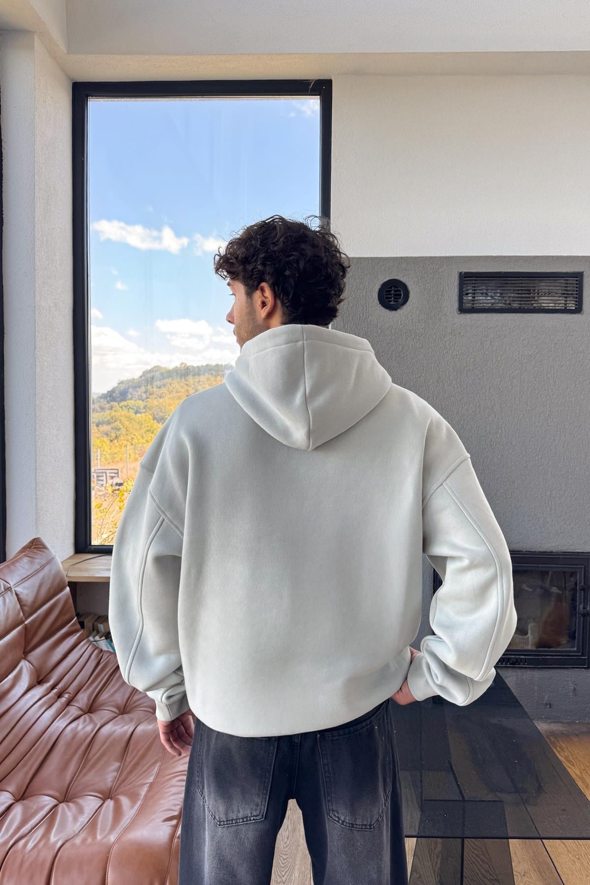 Basic Hoodie Bej