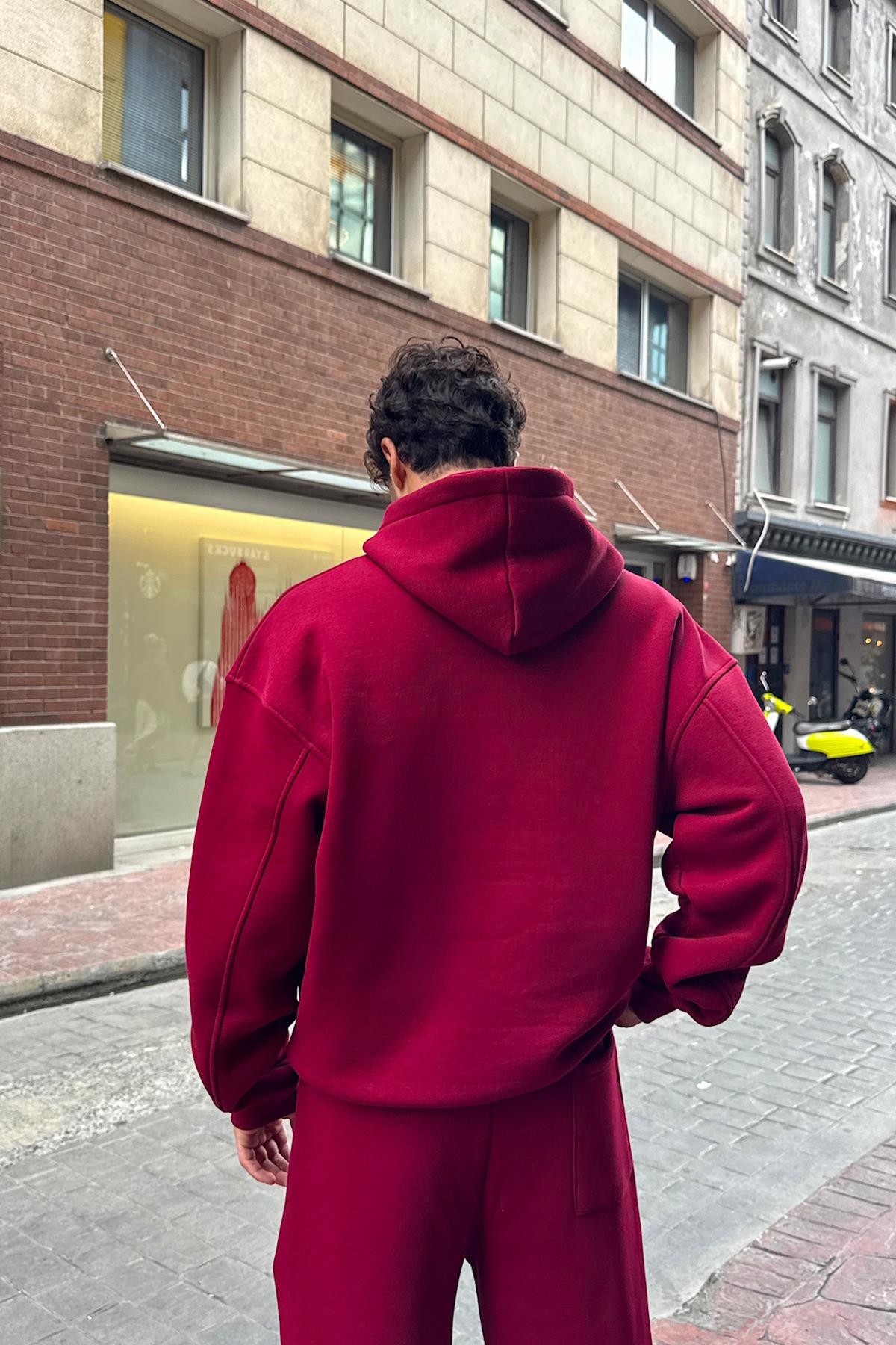 Basic Hoodie Bordo