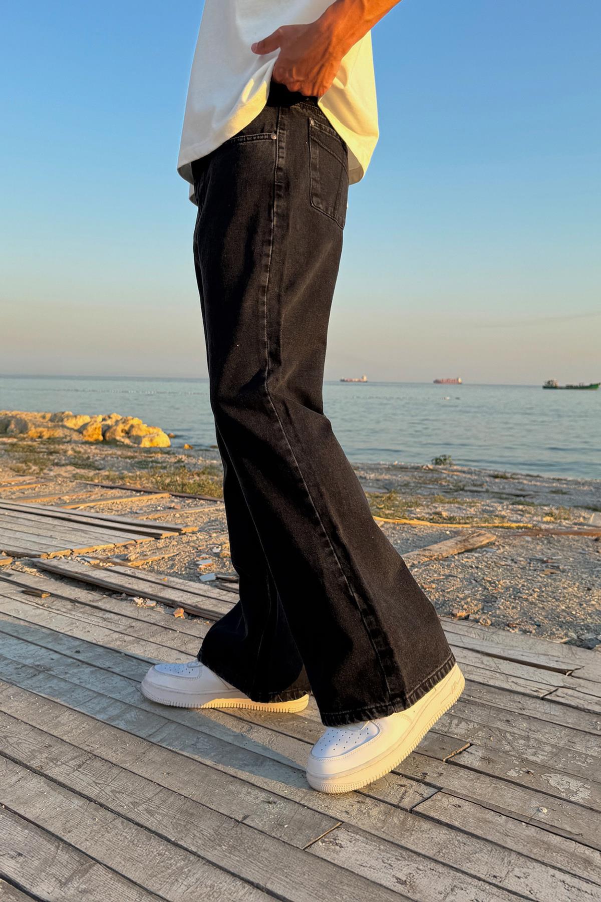 Basic İspanyol Paça Jean