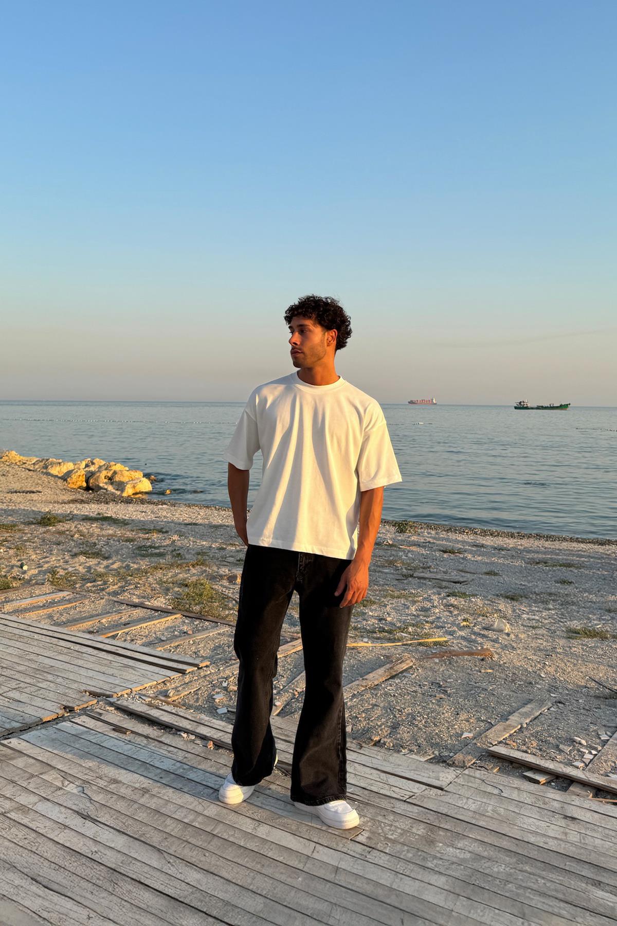 Basic İspanyol Paça Jean