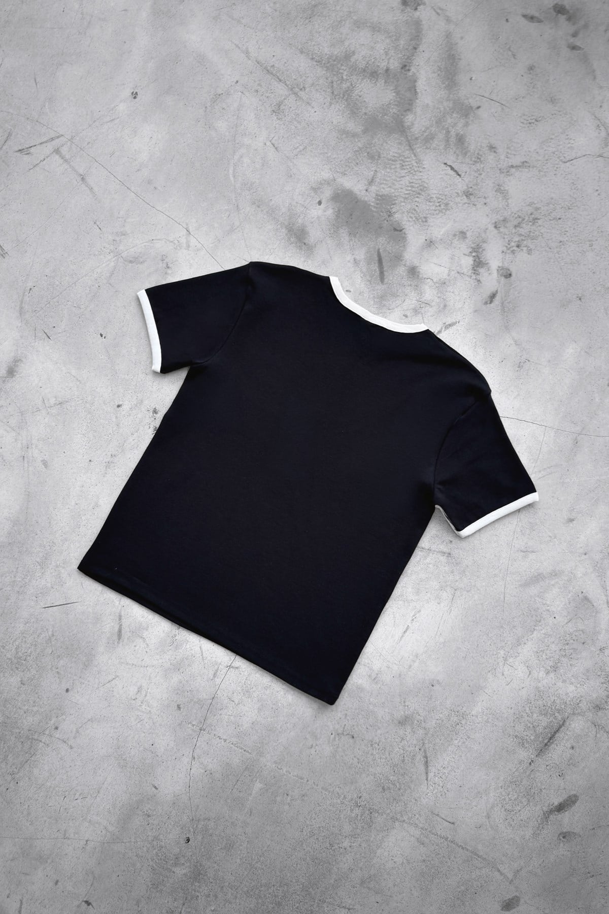Black White Ringer Tee