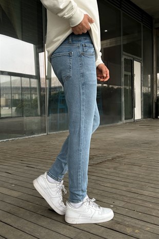 Basic Buz Mavi Skinny Fit Jean