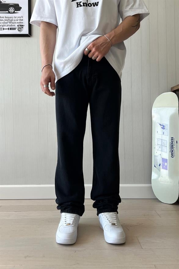 Basic Must Have Siyah Baggy Jean