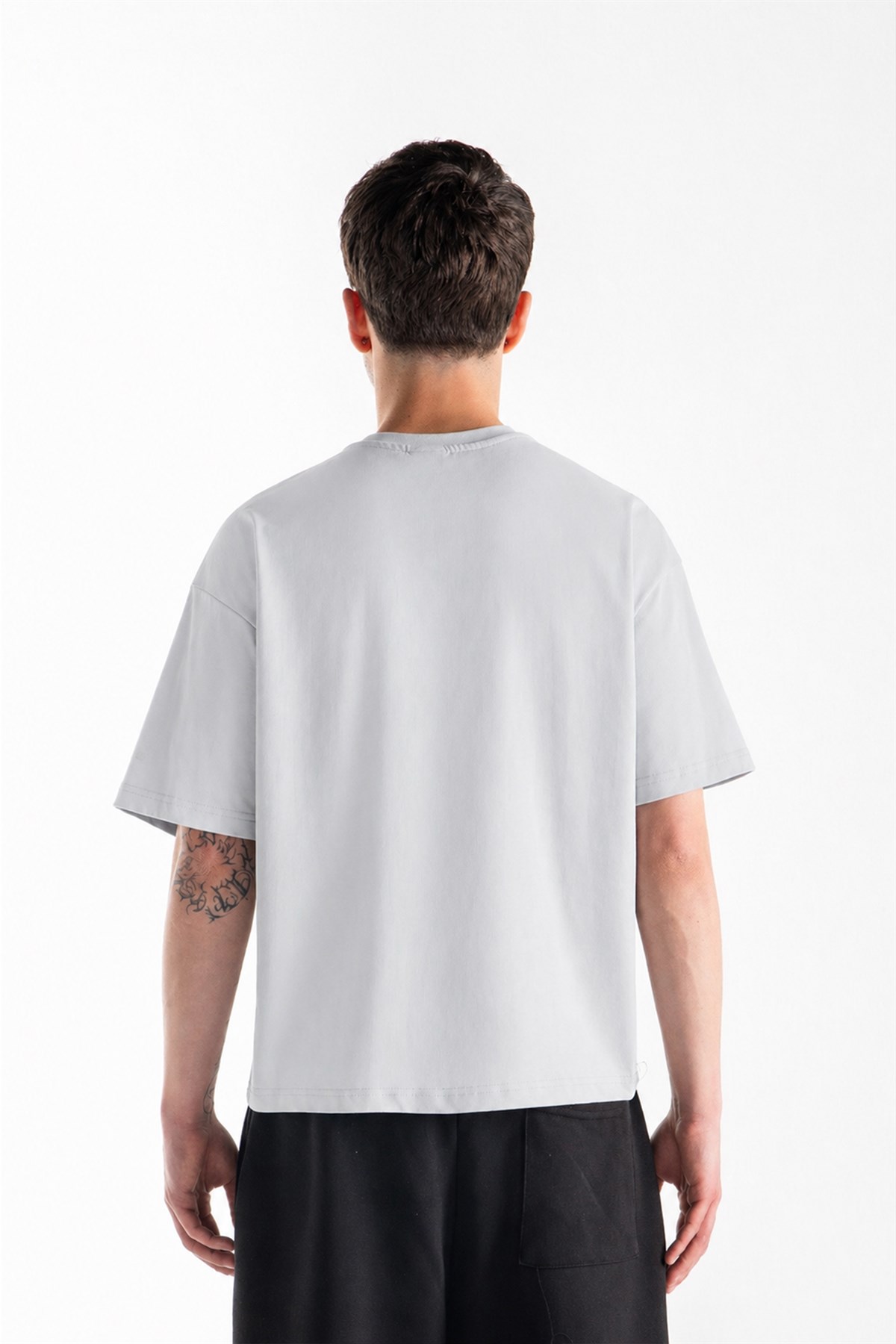 Basic Oversize Fit Taş Rengi Tişört