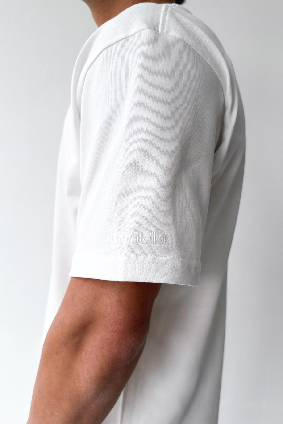 Basic Oversize Fit Beyaz Tişört