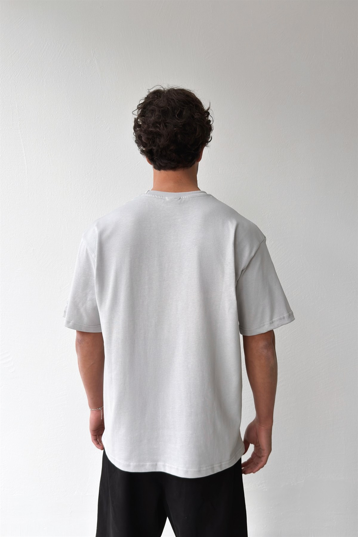 Basic Oversize Fit Taş Rengi Tişört