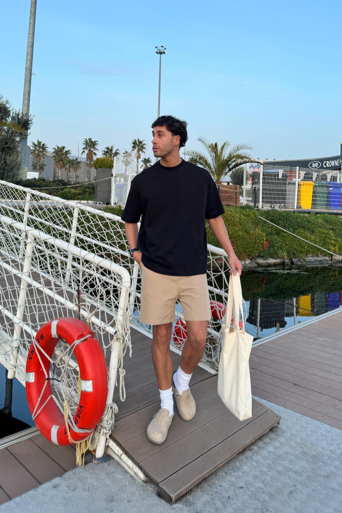 Basic Oversize Tişört Siyah