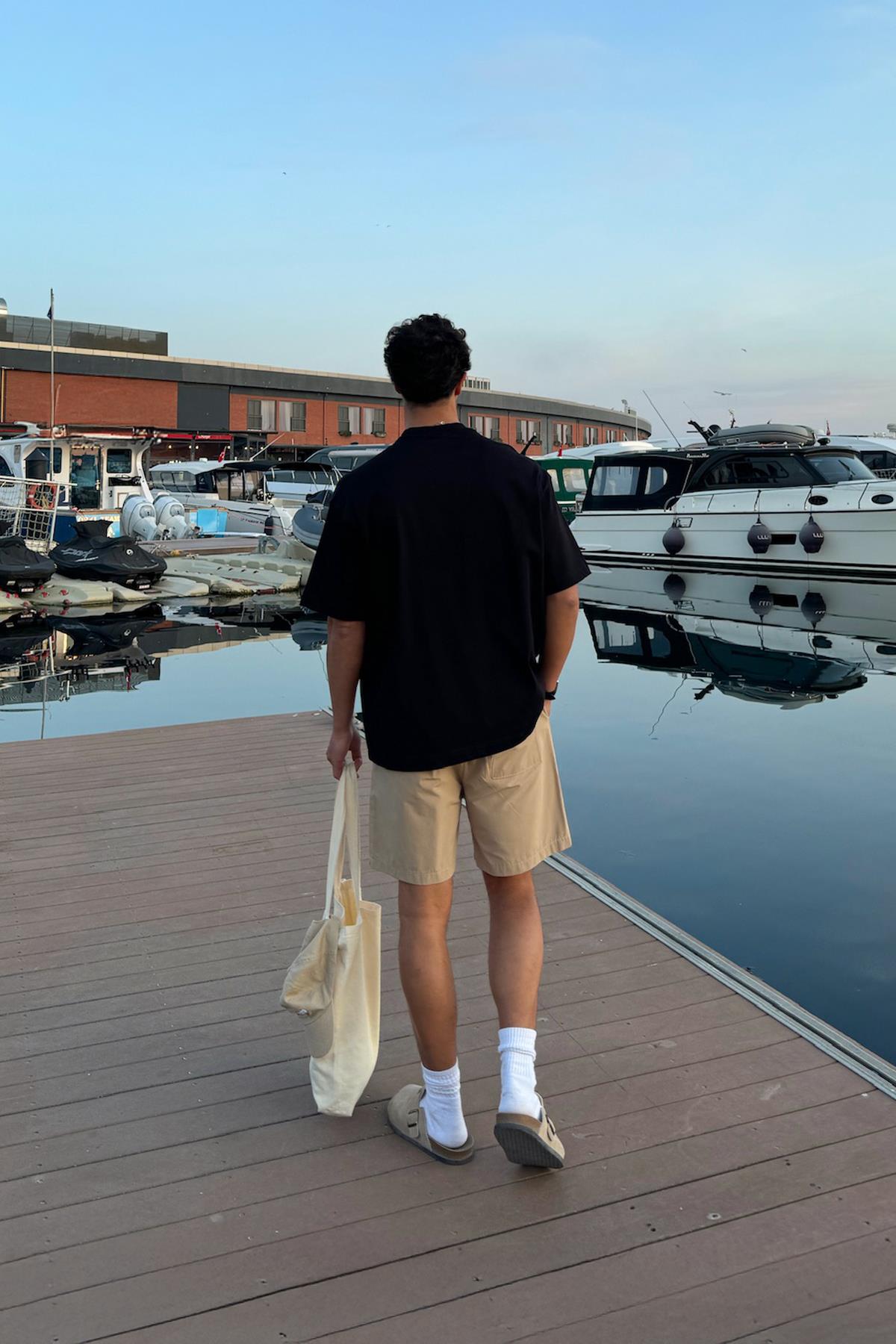 Basic Oversize Tişört Siyah