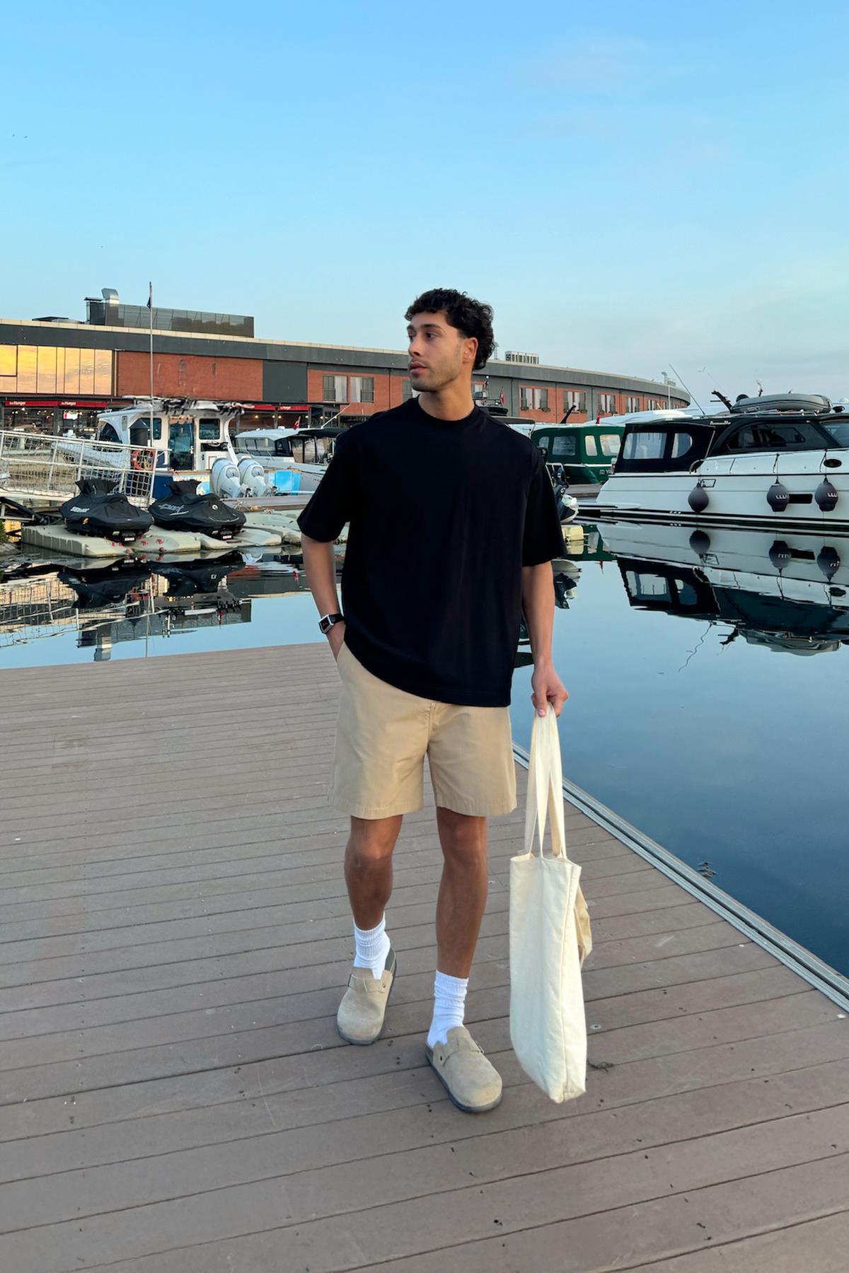 Basic Oversize Tişört Siyah