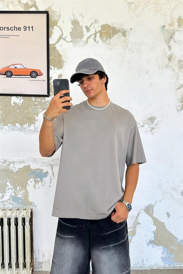 Basic Vizon Oversize Tişört
