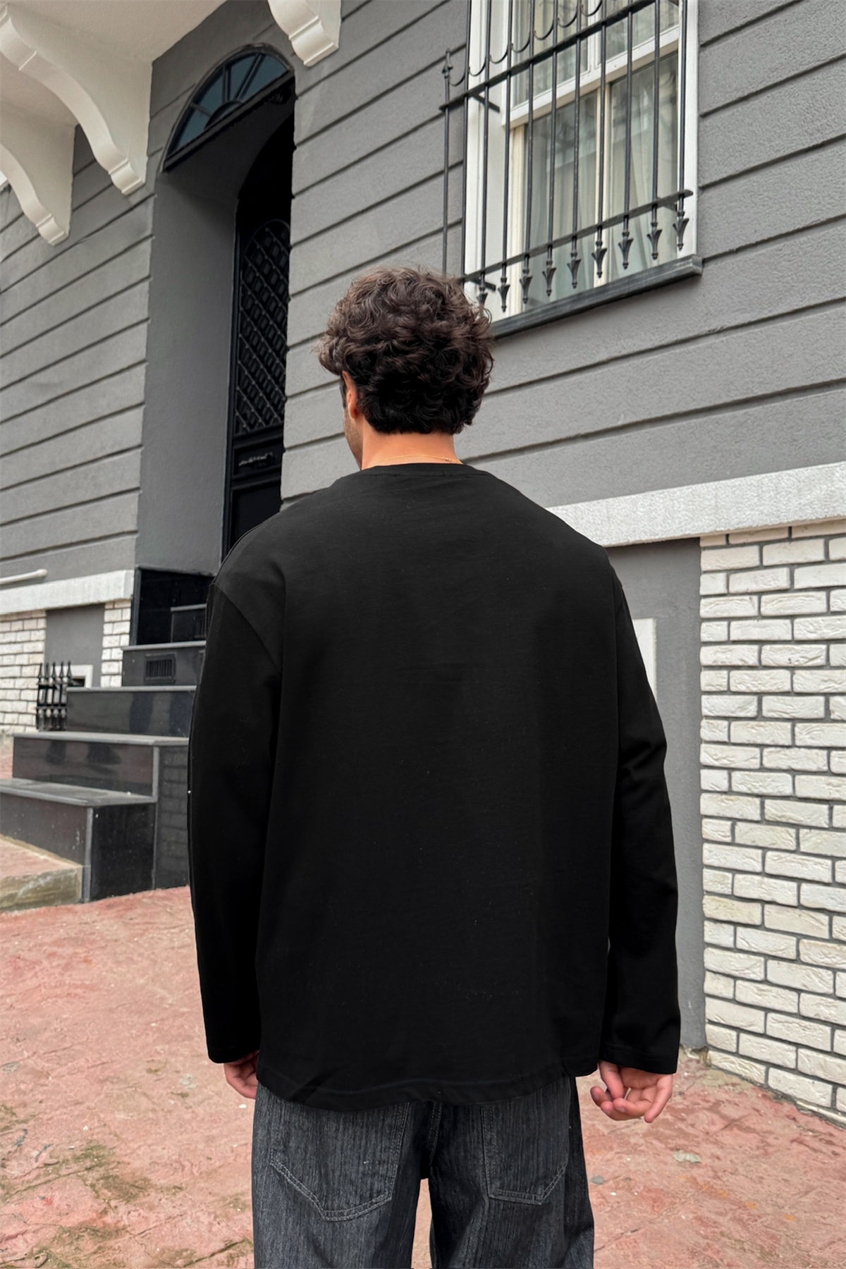 Basic Oversize Uzun Kol Tişört