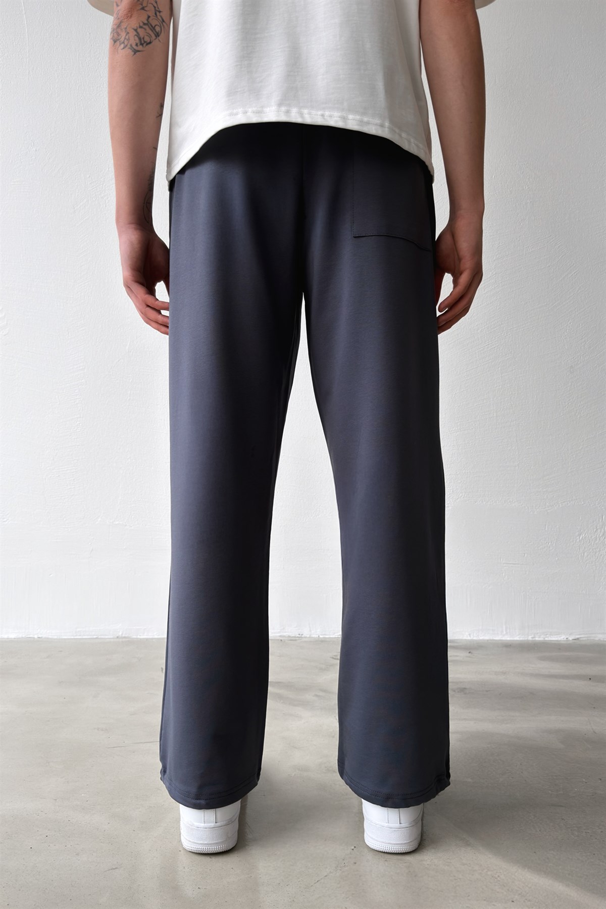 Basic Paça Stoper Antrasit Eşofman Altı