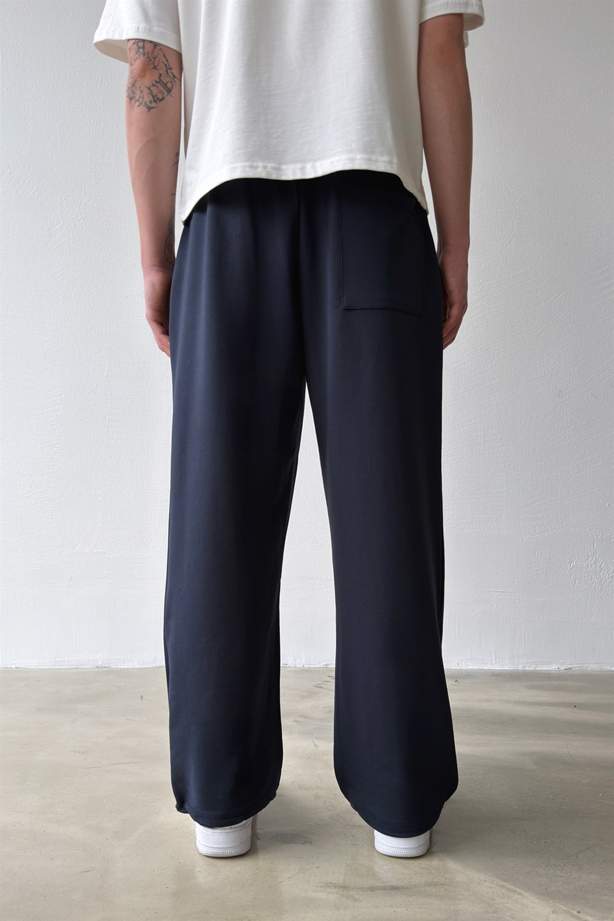 Basic Paça Stoper Lacivert Eşofman Altı