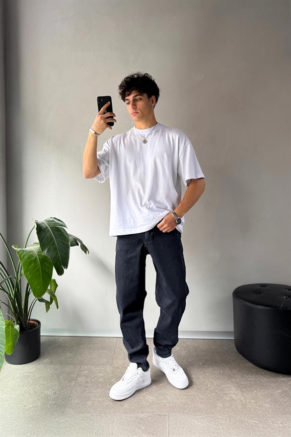 Basic Regular Antrasit Jean