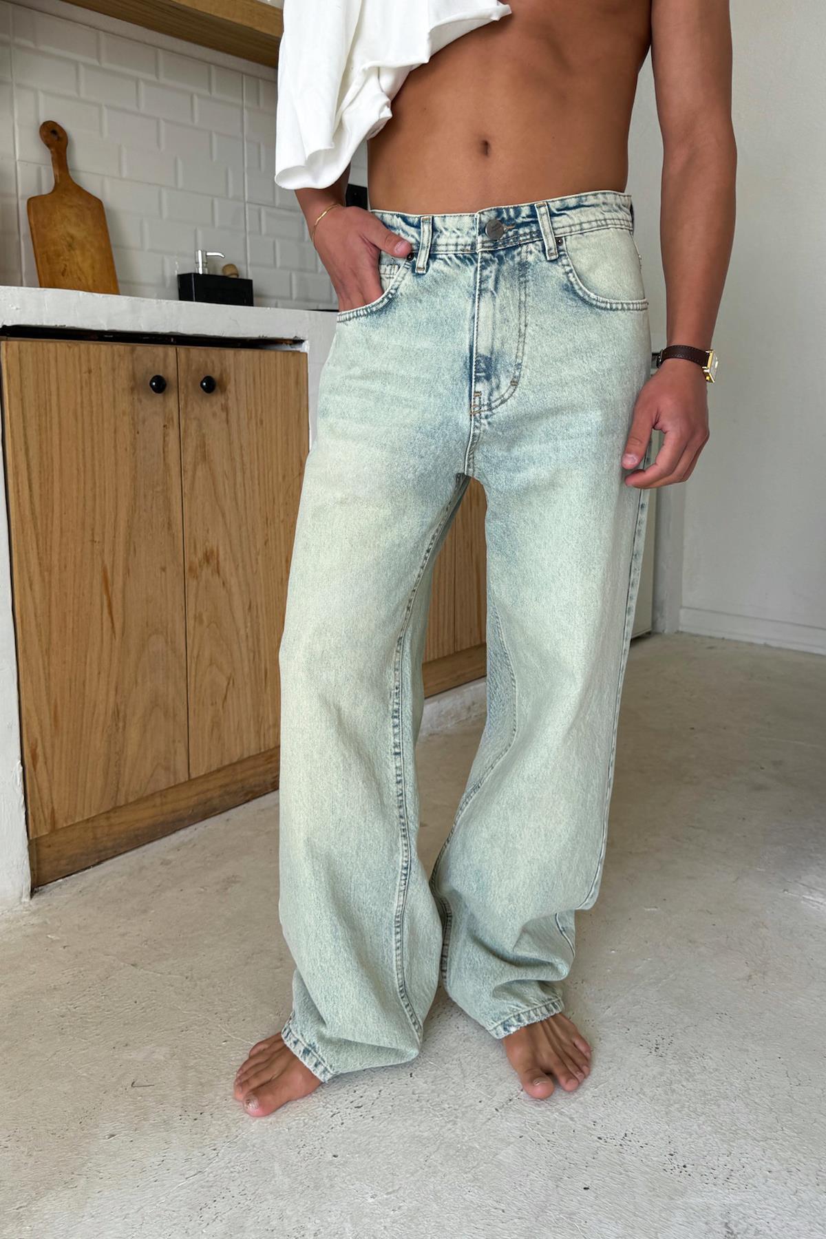 Yeşil Basic Regular Jean