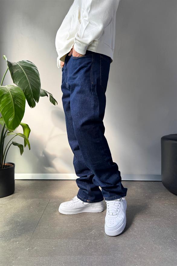 Basic Regular Lacivert Jean