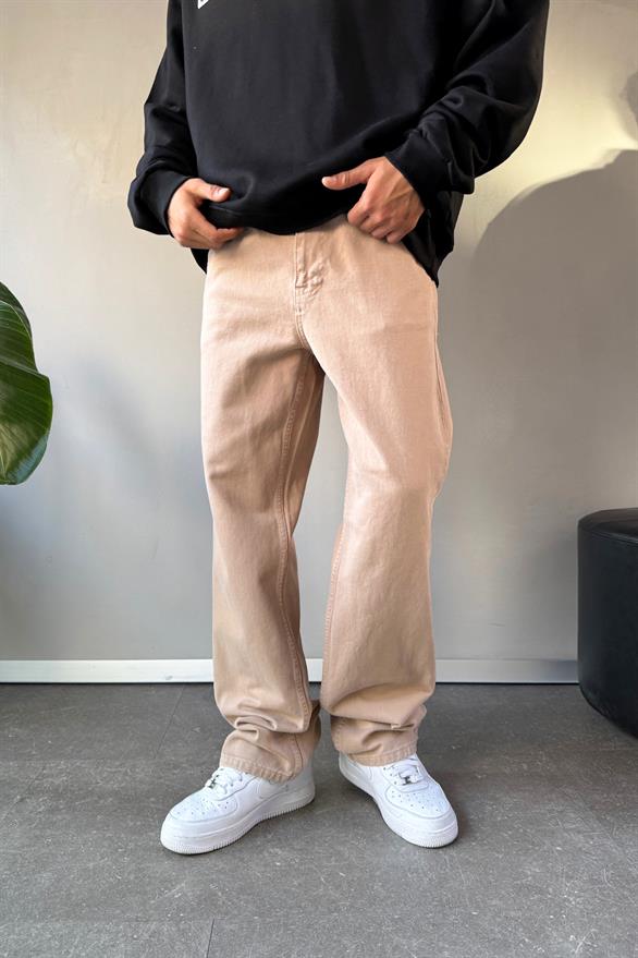 Basic Camel Regular Pantolon