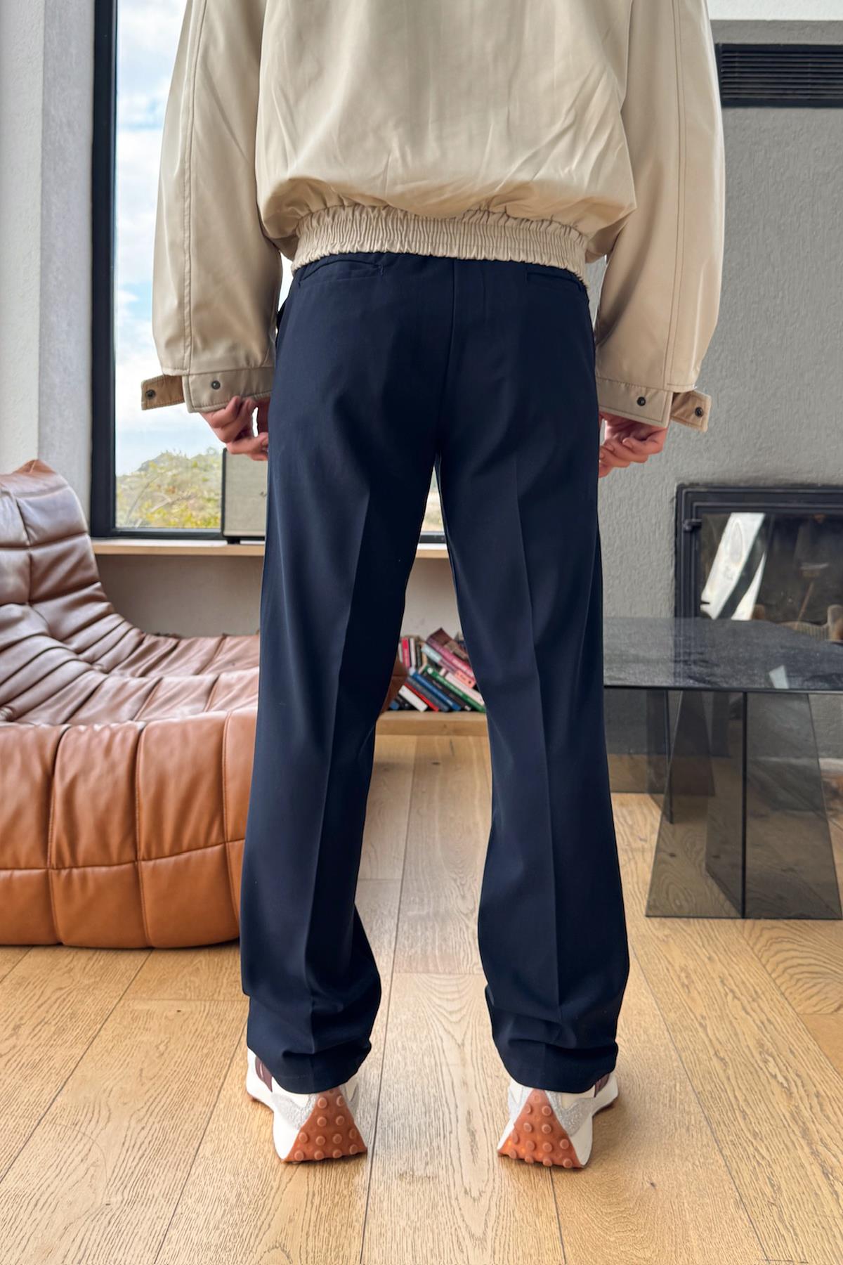Basic Regular Pantolon Lacivert